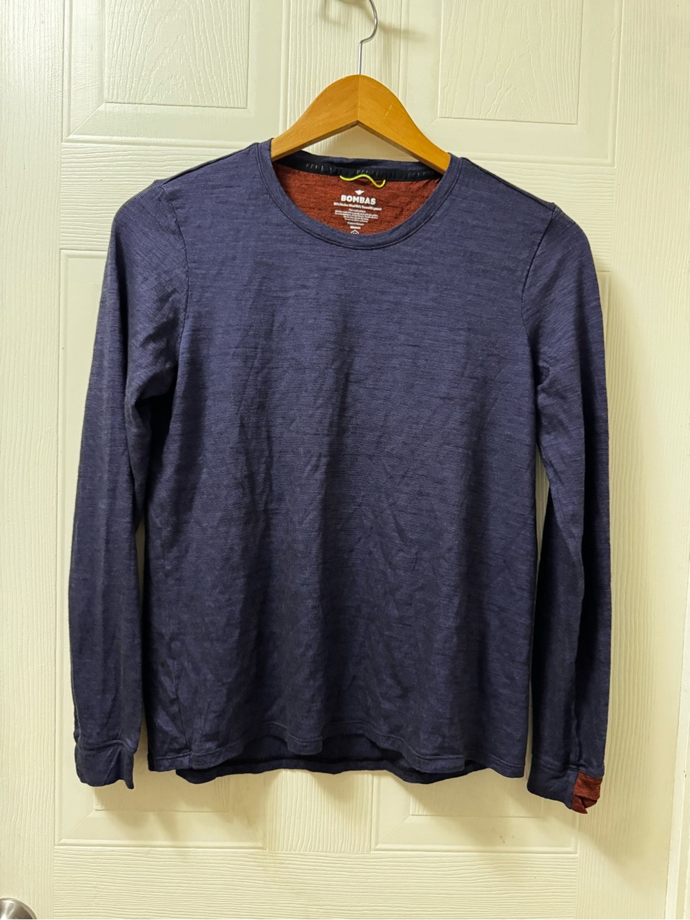 Bombas Long Sleeve Crew Tee in purple